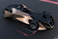 日産、アリアの高性能パワートレインを搭載したEVレーシングカーを公開 画像
