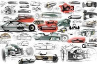 モーガン『3ホイーラー』後継車、2022年発売へ…スケッチ公開 画像