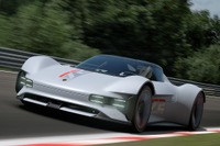 ポルシェ初の仮想スポーツカー、「ビジョングランツーリスモ」発表…『グランツーリスモ7』に収録へ 画像