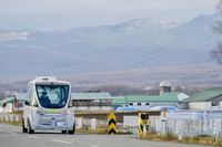 自動運転バスの冬季運行を検証へ…氷点下における走破性など 画像