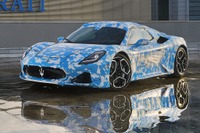 マセラティの新型スーパーカー『MC20』、コンバーチブル開発中…プロトタイプの写真 画像