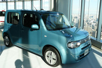 【日産 キューブ 新型発表】190cmクラスの欧米人でも乗れる? 画像