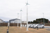 EVの充電を再生可能エネルギー100%に、日産が福島県浪江町で実用化検証開始 画像