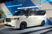 ホンダ、ステップワゴン新型などe:HEV搭載モデルのカスタマイズを提案…大阪オートメッセ2022 画像