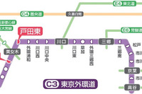 外環道・戸田西と戸田東IC、ETC専用料金所に　4月1日より 画像