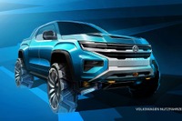 VW『アマロック』、ほぼ量産モデルのスケッチ公開 実車は2022年夏デビュー 画像