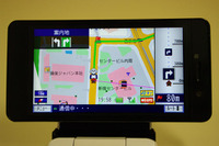 【iPC MapFanナビークル インプレ】バージョンアップで横画面に対応 画像