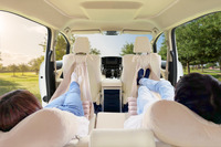 リラックス用品「シャーミング(車眠具)」登場…ハンモックなど カーメイト 画像
