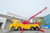 日本最大の75tレッカー車、ヤマグチレッカーが初出展へ…ジャパントラックショー2022 画像
