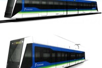 福井鉄道に新超低床車F2000形…バリアフリー、省エネ、快適性が向上 2023年春に1編成 画像