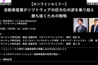公開終了【セミナー見逃し配信】※プレミアム会員限定 自動車産業がソフトウェアの巨大化の波を乗り超え勝ち抜くための戦略 画像