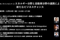 公開終了【セミナー見逃し配信】※プレミアム会員限定 エネルギー分野と自動車分野の連携による新たなビジネスチャンス 画像