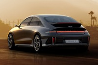 ヒョンデの最新EV『アイオニック6』、早くも高性能モデル「N」設定か 7月15日発表予定 画像