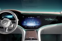メルセデスベンツ『EQE SUV』今秋発表…MBUX ハイパースクリーン 設定 画像