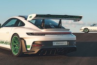 ポルシェ 911GT3 RS 新型、緑＋白は「カレラRS 2.7」へのオマージュ［詳細写真］ 画像