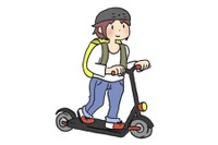 電動キックボードに安全対策、国交省が「識別装置」を検討 画像