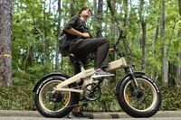 タフネススタイルの電動ファットバイク登場、折りたたんで車載も可能 画像
