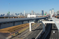 首都高晴海線、豊洲から先、都心へ 画像