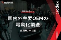 【調査レポート】 国内外主要OEMの電動化調査（商用車/FCV編） 画像