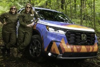 ホンダ史上最もタフなSUV、女性だけで競うラリー参戦へ…デビュー前の『パイロット』新型 画像