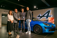 日本で1000台、アルピーヌ『A110』納車セレモニー開催…アートカーも披露 画像