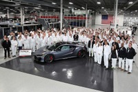 NSX 生産終了、ハイブリッドスーパーカー6年の歴史に幕…最終版「タイプS」ラインオフ 画像
