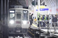とうきょうスカイツリー駅付近での高架化工事、列車を運休 2023年1月28日21時頃-終電 画像
