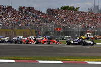 【F1カナダGPリザルト】折り返してもいないのに43点差かあ 画像