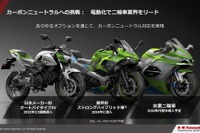 カワサキが加速、EV・HV・水素バイク市販に向けて開発 画像