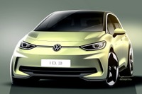 VWのコンパクトEV『ID.3』に改良新型、航続2%向上へ…2023年春実車発表予定 画像