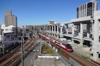 名鉄の知立駅、名古屋本線上りが高架化…最終的にはホームを重層化　2023年3月21日 画像