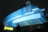 ［写真蔵］まるで宇宙戦艦?! 大規模クレーン架設工事…首都高大橋JCT 画像