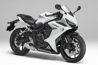 ホンダ CBR650R、新色「パールグレアホワイト」採用…CB650Rは一部配色を変更 画像
