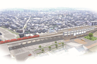 名鉄三河線・三河八橋-竹村間を仮線に切替え…若林駅高架化の第一歩 3月4日 画像