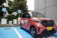 日産 サクラ でエレベーター稼働…小さなEVでもビルの設備を動かせる 画像