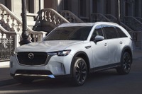 新型SUV、マツダ『CX-90』はハンドリングを追求…ロードスターの技術を装備して登場 画像