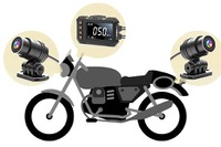 STARVIS搭載、バイク用高性能2カメラドラレコ登場…GPS&Wi-Fi内蔵 画像