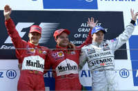 【F1ヨーロッパGP決勝】フェラーリ追撃陣が同士討ち 画像