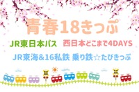 「青春18きっぷ」はコスト重視派におすすめ…JR各社からライバルきっぷも、そのメリットは？ 画像