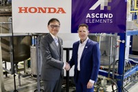 ホンダ、リチウムイオンバッテリー用リサイクル資源の安定調達で北米企業と協業 画像