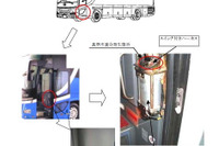 【リコール】日野の観光バス セレガ、走行中に扉が開く 画像