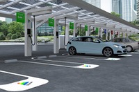 ユビ電が急速充電サービスに参入、2027年までに100か所 画像