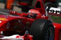 イギリスGPで7勝目を狙うシューマッハ……骨を折ったサーキット 画像