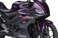 インパクト大の「パープル」登場!ヤマハ『YZF-R3』2023年モデル、新装備&排ガス規制適合 画像