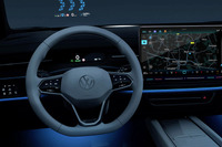 VWの新型EVセダン『ID.7』、内装の映像を先行公開---実車は間もなく発表へ 画像
