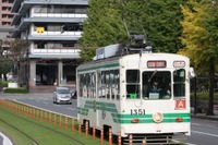 熊本市電の全車両がタッチ決済とQRコードに対応…路面電車初、Visa以外のブランドも可能に　4月25日から 画像