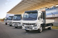 欧州市場向け新型eキャンター、三菱ふそうポルトガル工場で量産開始 画像