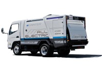 eキャンターベースのEV回転式塵芥収集車、モリタがNEW環境展で発表へ 画像