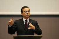 日産入社式、ゴーン社長「嵐の後のビジョンを明確に」 画像