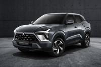 新型コンパクトSUVの外観デザイン先行公開、三菱自動車がインドネシア国際オートショーで世界初披露 画像